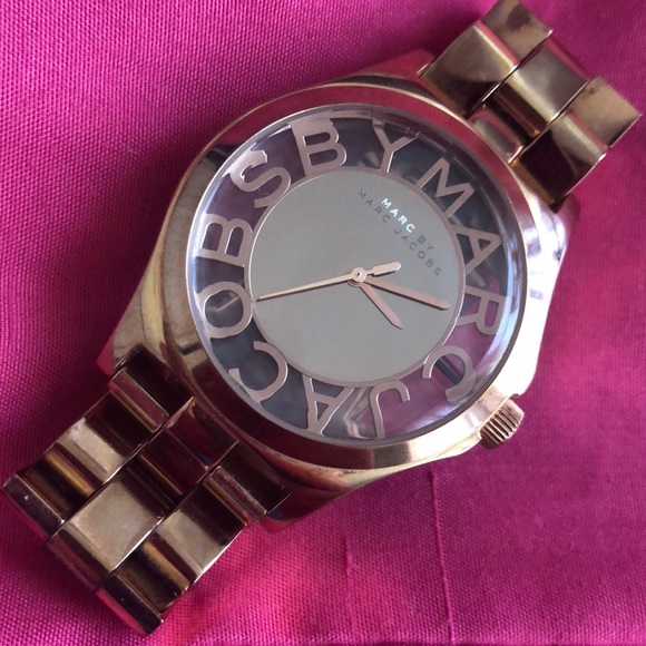 Marc Jacobs Henry Skeleton Watch ROSE GOLD - Picture 2 of 7